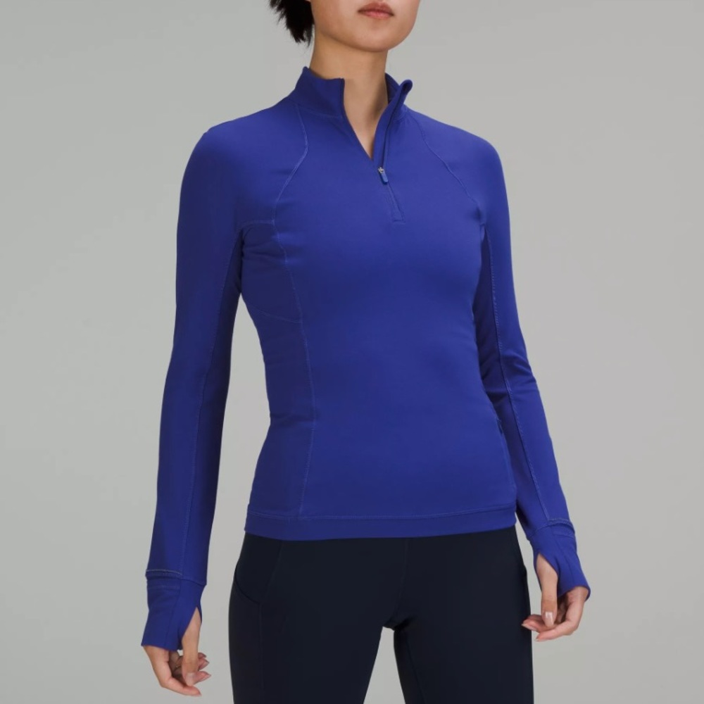Lululemon It's Rulu Run 1/2 Zip in Psychic